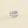 Bague Large TRIJONC - Argenté