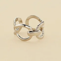 Bague Ajustable HARMONIE - Argenté