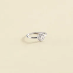 Bague Fine CRISTAL - Cristal / Argenté