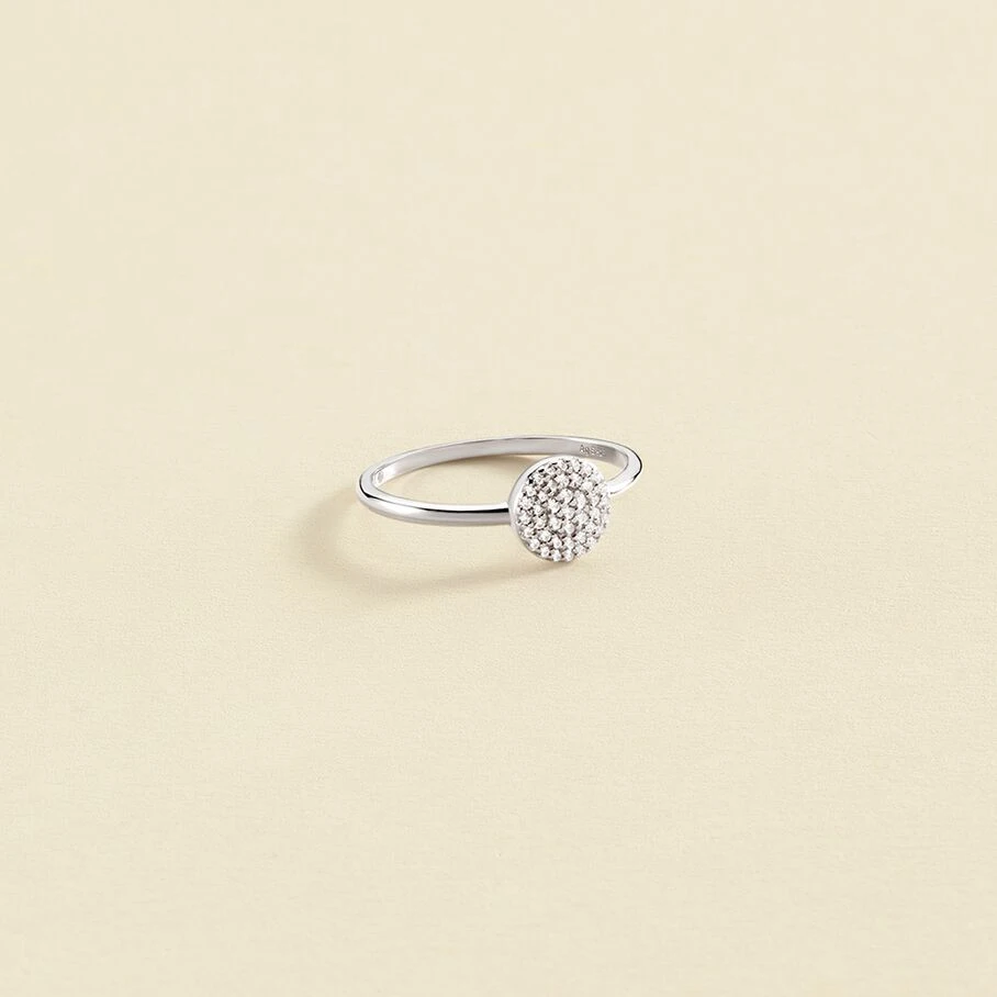 Bague Fine CRISTAL - Cristal / Argenté 1 Bague Fine CRISTAL - Cristal / Argenté