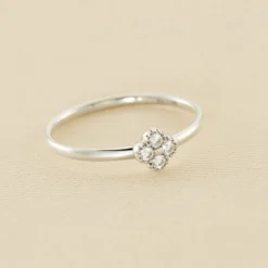 Bague Fine BELOVED - Cristal / Argenté