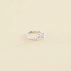 Bague Fine LUCKY EYE - Cristal / Argenté