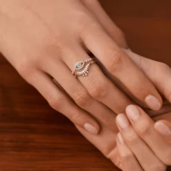 Bague Fine LUCKY EYE - Cristal / Argenté -Boutique De Bijoux De Mode 02220493 136 52 M2