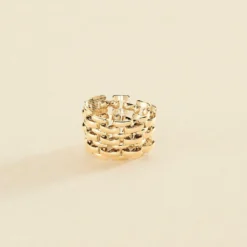 Bague Large MINUIT - Doré