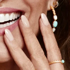 Bague Fine ARLEQUIN - Orange / Doré -Boutique De Bijoux De Mode 02280245 279 MM M2