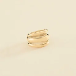 Bague Large TRIJONC - Doré