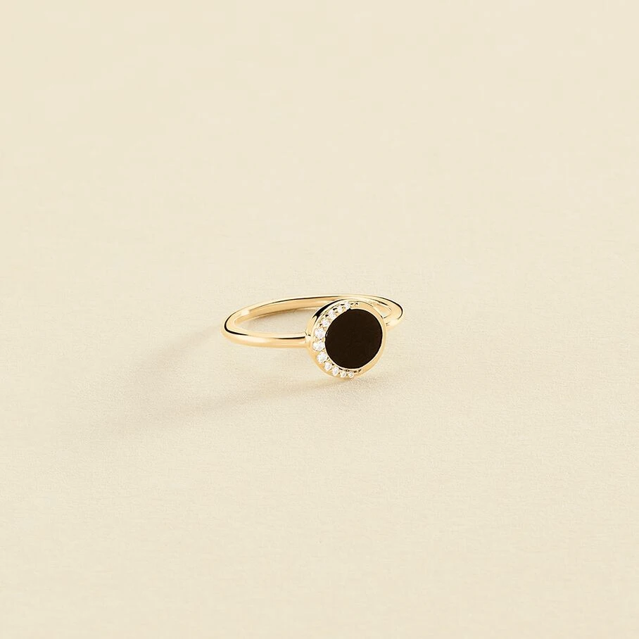 Bague Fine MOONONYX - Onyx 1 Bague Fine MOONONYX - Onyx