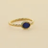 Bague Fine ATMA - Lapis/ Bleu