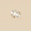 Piercing Ear Cuff DOBLE ARO - Argenté