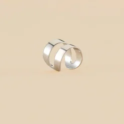 Piercing Ear Cuff DOBLE ARO - Argenté