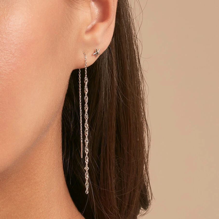 Piercing Puce TWISTED - Argenté 2 Piercing Puce TWISTED - Argenté – Image 2