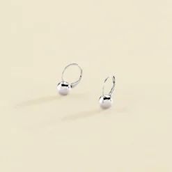 Boucles D'oreilles Pendantes BOUL - Argenté