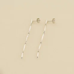 Boucles D'oreilles Pendantes RADIEUX - Argenté