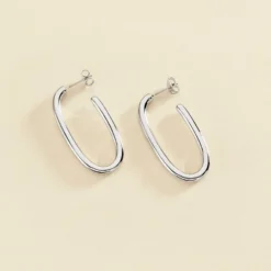 Créoles CHAIN - Argenté