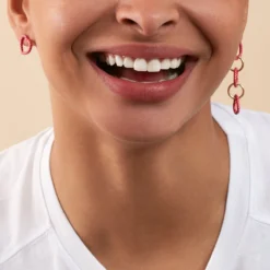 Boucles D'oreilles Pendantes SESHA - Rose / Doré -Boutique De Bijoux De Mode 02350945 315 TU M2