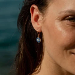 Boucles D'oreilles Pendantes CYCLADES - Bleu / Doré -Boutique De Bijoux De Mode 02381228 109 TU M2