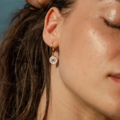 Boucles D'oreilles Pendantes CYCLADES - Rose Pâle/ Doré -Boutique De Bijoux De Mode 02381228 895 TU M2