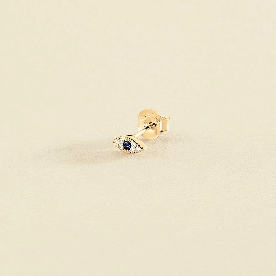 Piercing Puce AZUL - Bleu / Doré 1 Piercing Puce AZUL - Bleu / Doré