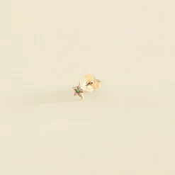 Piercing Puce ASTRA - Violet / Doré