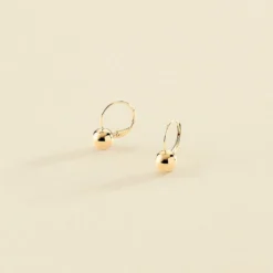 Boucles D'oreilles Pendantes BOUL - Doré