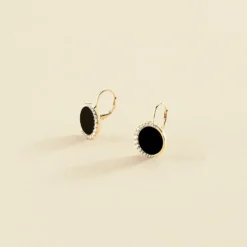 Nouvelles Arrivées 20 Boucles D'oreilles Pendantes MOONONYX - Onyx