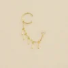 Piercing Ear Cuff VENUS - Cristal / Doré