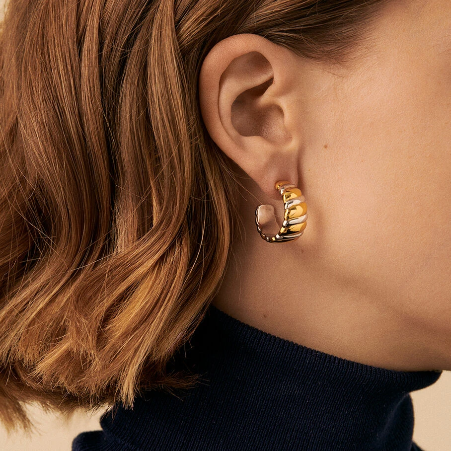 Bracelet Souple LUNITAS - Cristal / Argenté 2 Bracelet Souple LUNITAS - Cristal / Argenté – Image 2