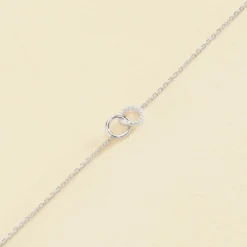 Bracelet Souple RONDOU - Cristal / Argenté