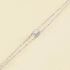 Bracelet Souple IMPERIAL - Cristal / Argenté