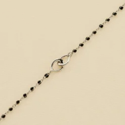 Bracelet Souple SMARTY - Noir / Argenté