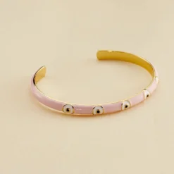 Jonc CYCLADES - Rose Pâle/ Doré