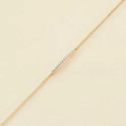 Bracelet Souple BARSHINE - Cristal / Doré