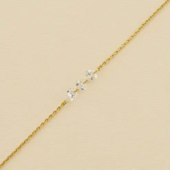 Bracelet Souple PETILLE - Cristal / Doré