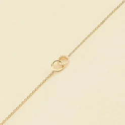 Bracelet Souple RONDOU - Cristal / Doré