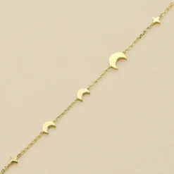 Bracelet Souple LUNAISON - Doré