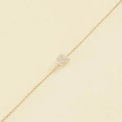 Bracelet Souple GLORIA - Cristal / Doré