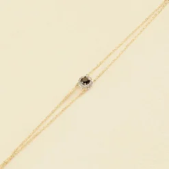 Bracelet Souple IMPERIAL - Noir / Doré