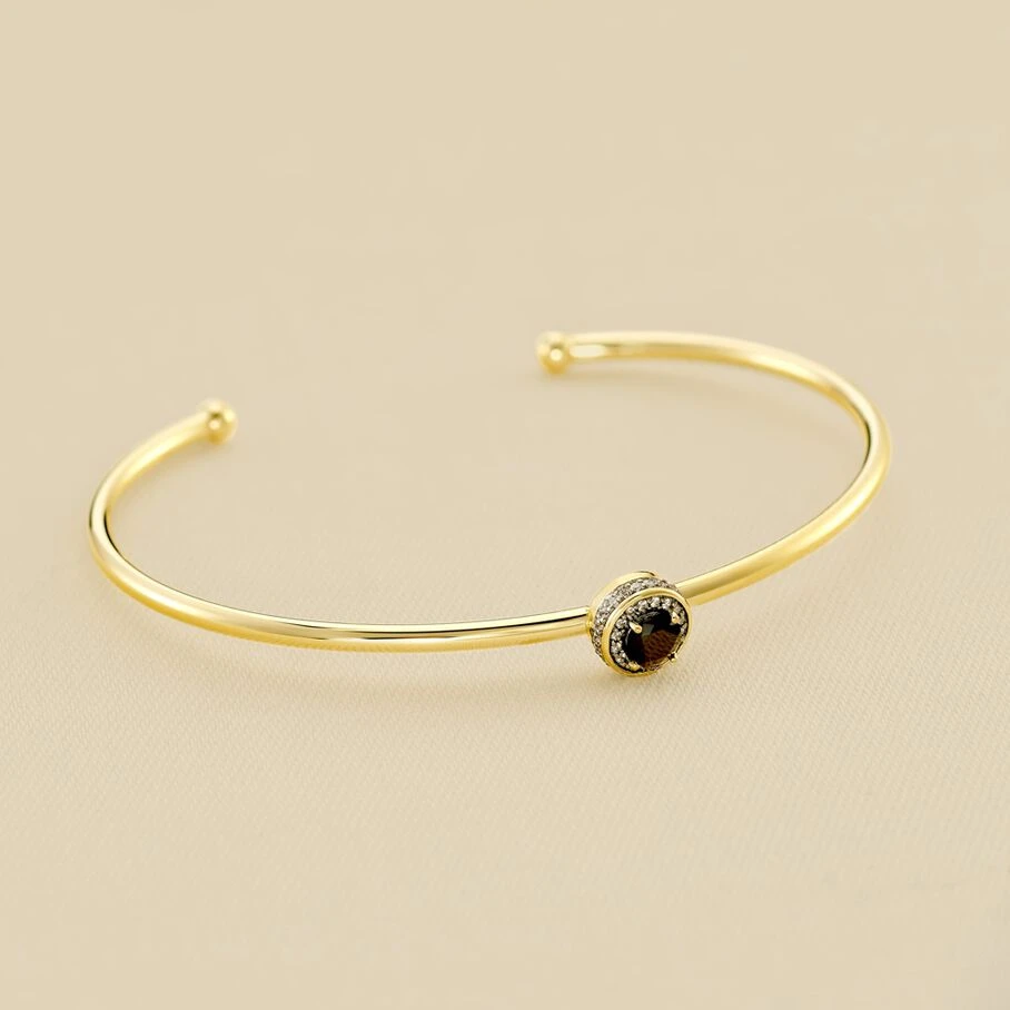 Jonc IMPERIAL - Noir / Doré 1 Jonc IMPERIAL - Noir / Doré