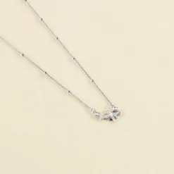 Collier Ras Du Cou OURSE - Cristal / Argenté