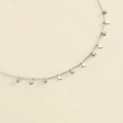 Collier Ras Du Cou LUNITAS - Cristal / Argenté