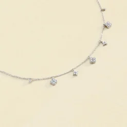 Collier Ras Du Cou BELOVED - Cristal / Argenté