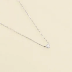 Collier Ras Du Cou BRILLANT - Cristal / Argenté