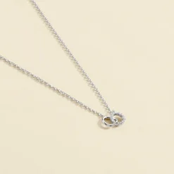 Collier Ras Du Cou RONDOU - Cristal / Argenté