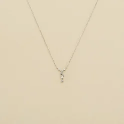 Collier Ras Du Cou PLEIADES - Cristal / Argenté