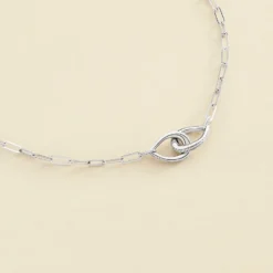 Collier Ras Du Cou GEMINI - Cristal / Argenté