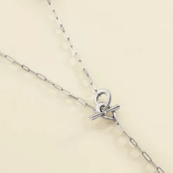 Sautoir GEMINI - Cristal / Argenté