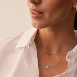 Collier Mi-long RADIEUX - Argenté -Boutique De Bijoux De Mode 02623713 050 TU M2