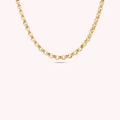 Collier Mi-long JACKSON - Vert / Doré