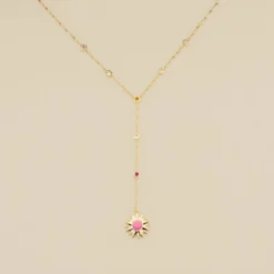 Collier Mi-long RODEO - Multicolore / Doré