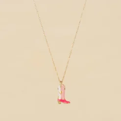 Collier Mi-long RODEO - Rose / Doré